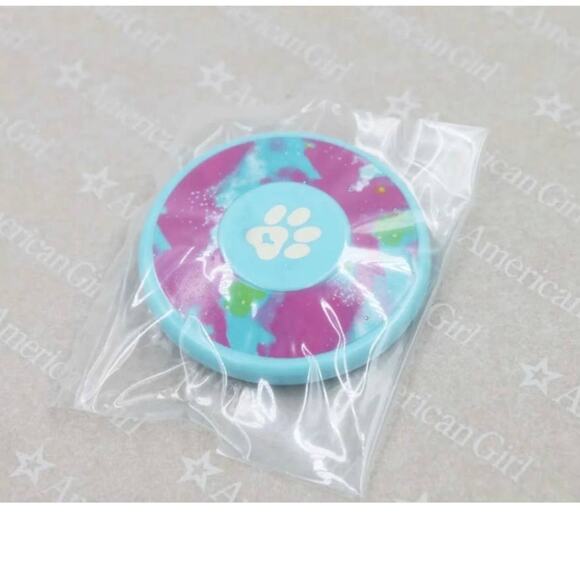 NEW American Girl Pet MAGNETIC DISC TOY Puppy Dog Furrocious Accessory Blue NIP! - Picture 3 of 7
